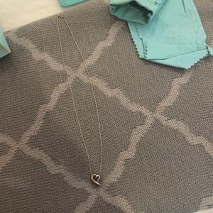 Tiffany & Co heart pendant necklace